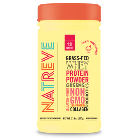Natreve- Grass-Fed Whey Protein Powder